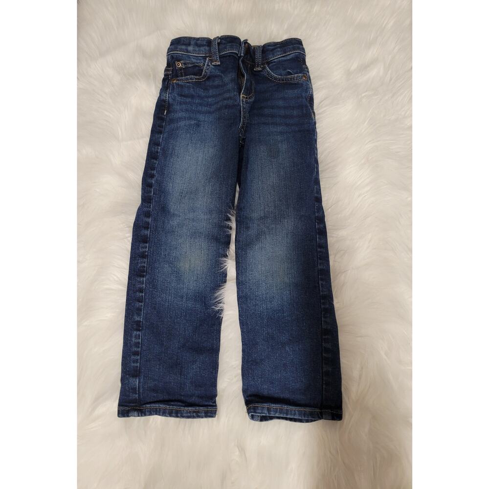 Jumping Beans Boys Relaxed Straight Leg Denim Jeans Boys Size 4